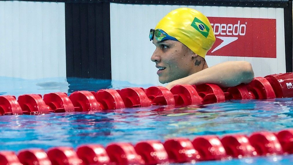 Medalhista paralímpica quebra recorde das Américas de natação