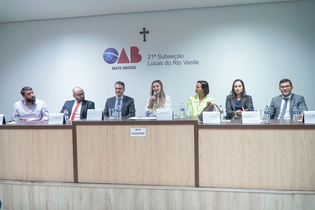 Juiz e delegados são recebidos em sessão especial pela OAB de Lucas do Rio Verde