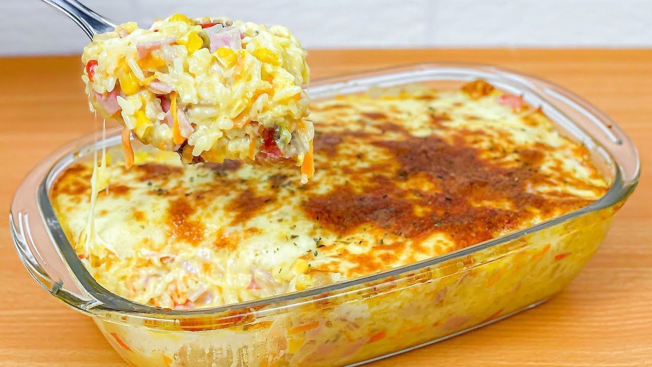 como fazer arroz de forno