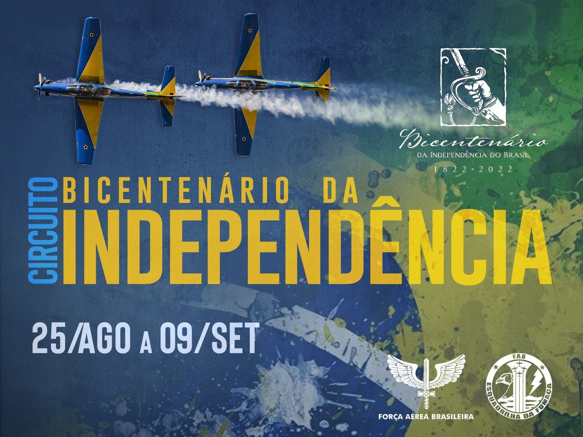 Esquadrilha da Fumaça faz demonstrações em celebração ao 7 de setembro