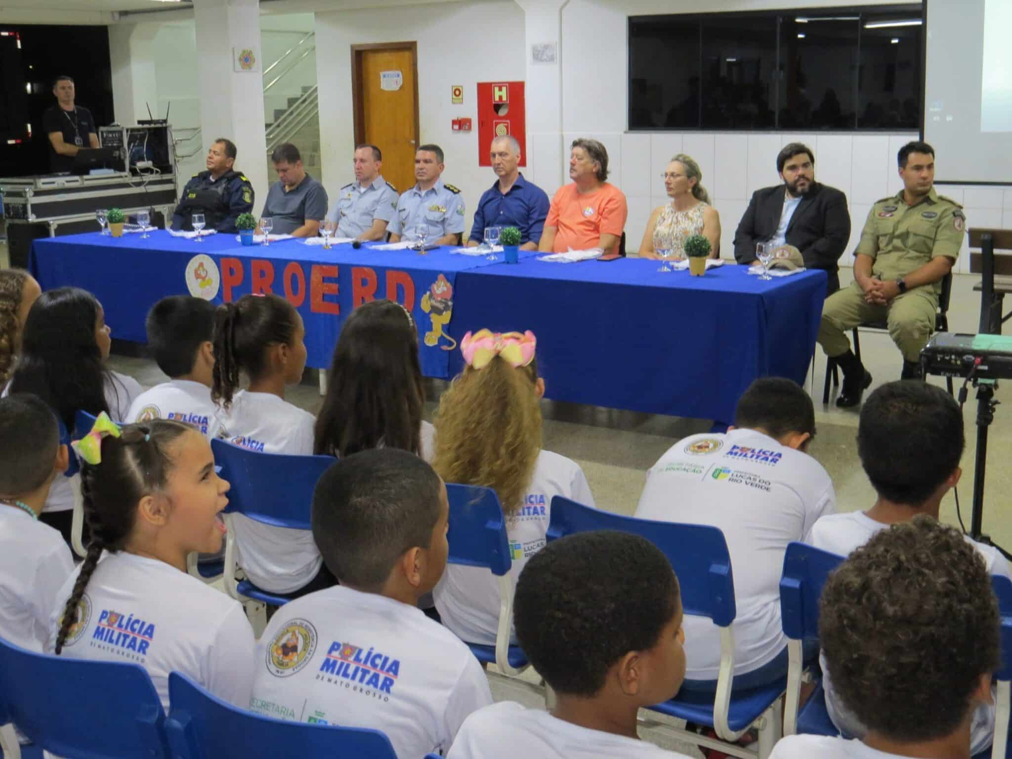 Proerd forma primeiras turmas depois de retomada em Lucas do Rio Verde