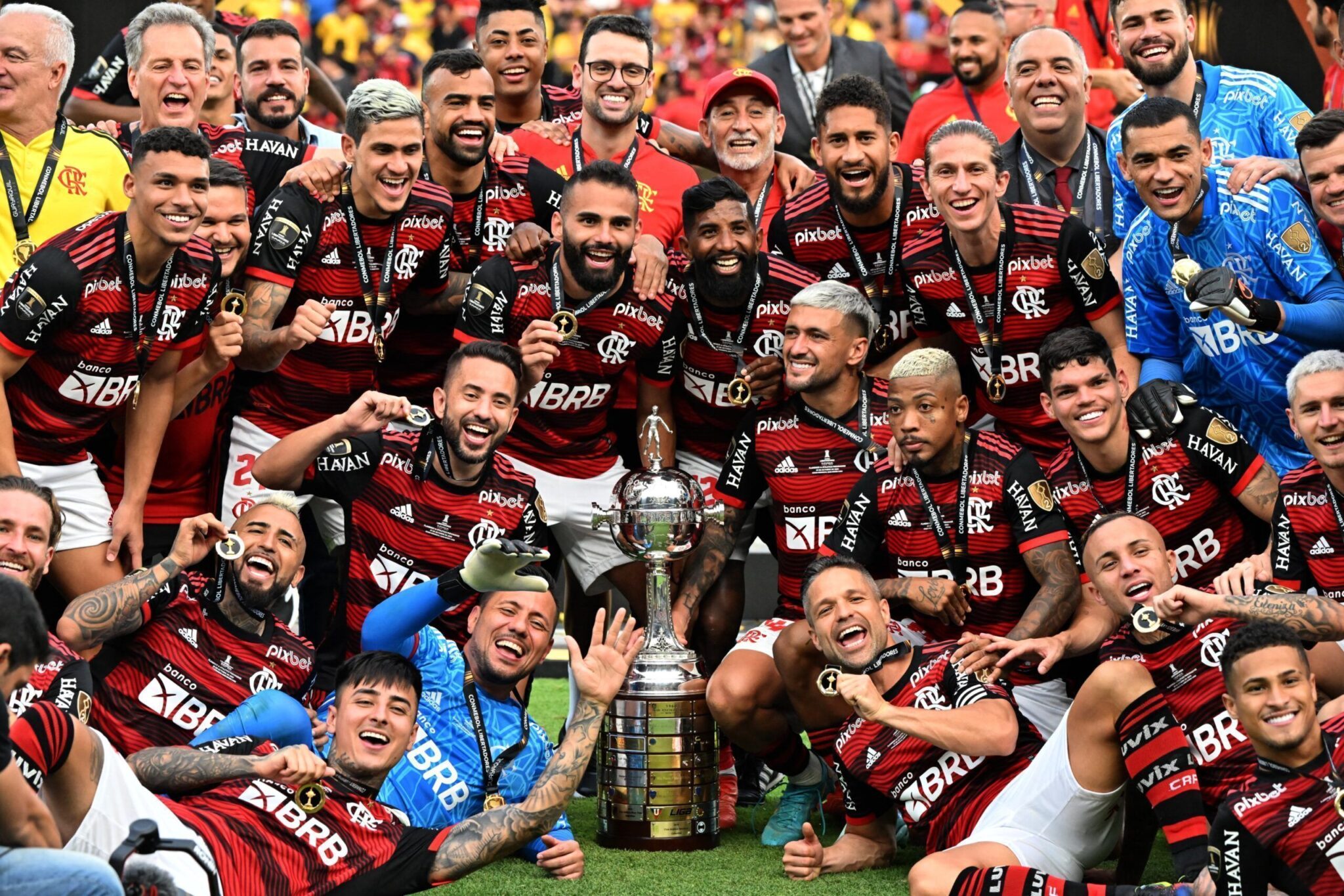 Flamengo domina seleção da Copa Libertadores