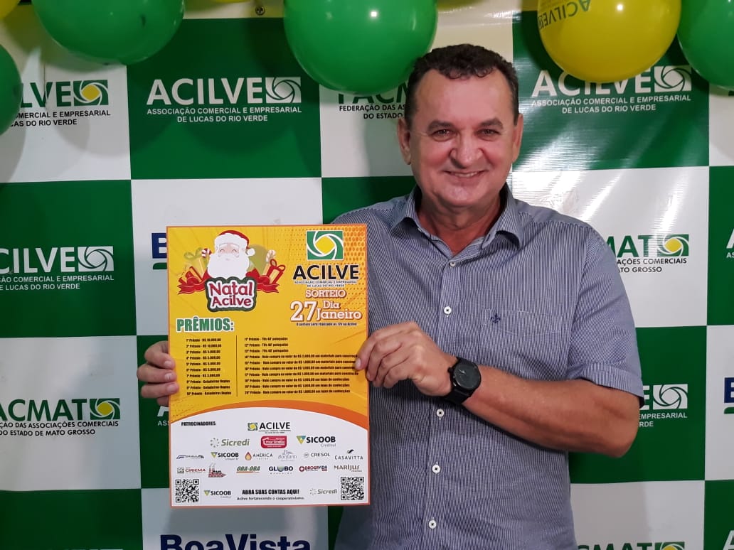 Natal Acilve vai distribuir R$ 80 mil em premiações aos consumidores luverdenses