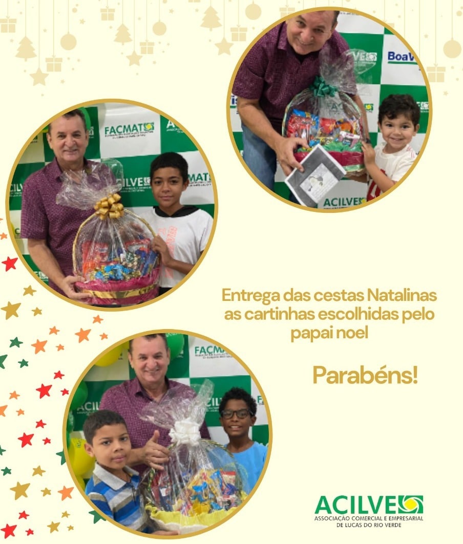 Acilve premia crianças luverdenses em concurso sobre histórias de natal