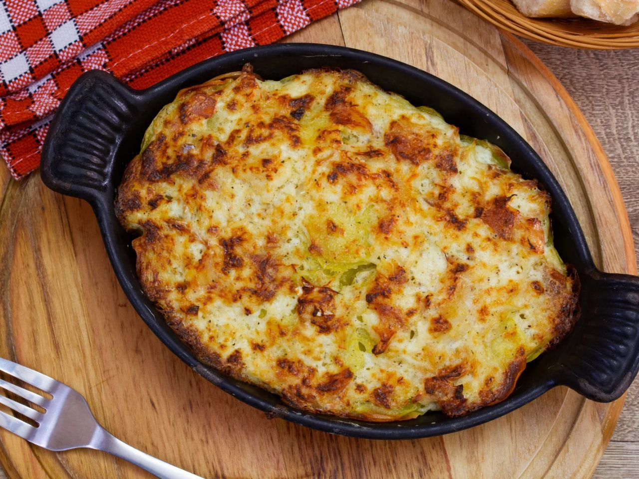 Receita de bacalhau gratinado fora de época