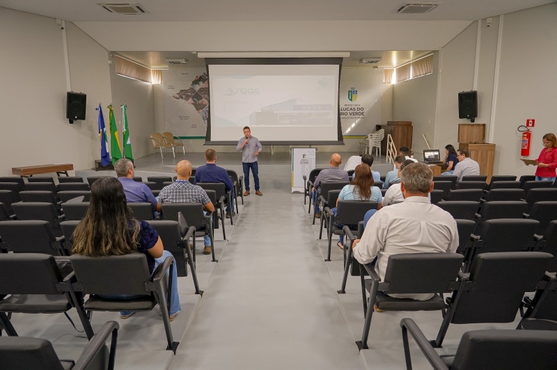 saae apresenta manual da autarquia para engenheiros de lucas do rio verde