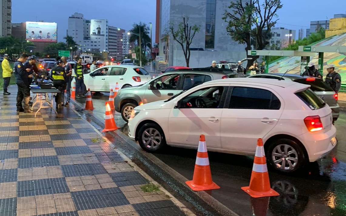 Nove pessoas são presas por embriaguez ao volante em Cuiabá