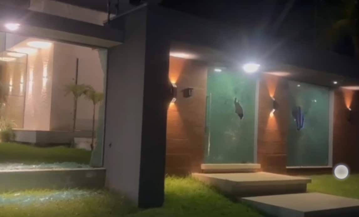 Muro da casa de prefeito de cidade de MT é depredado