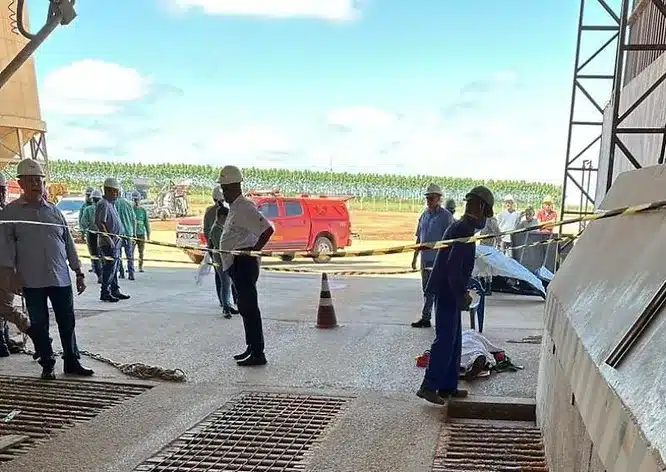 Trabalhador morre soterrado em moega com milho em cidade de MT
