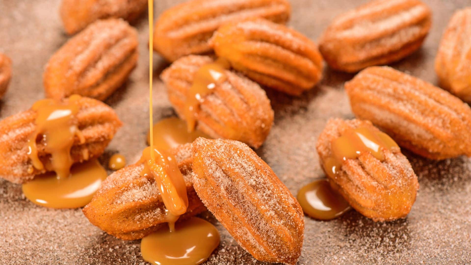 Churros com doce de leite caseiro