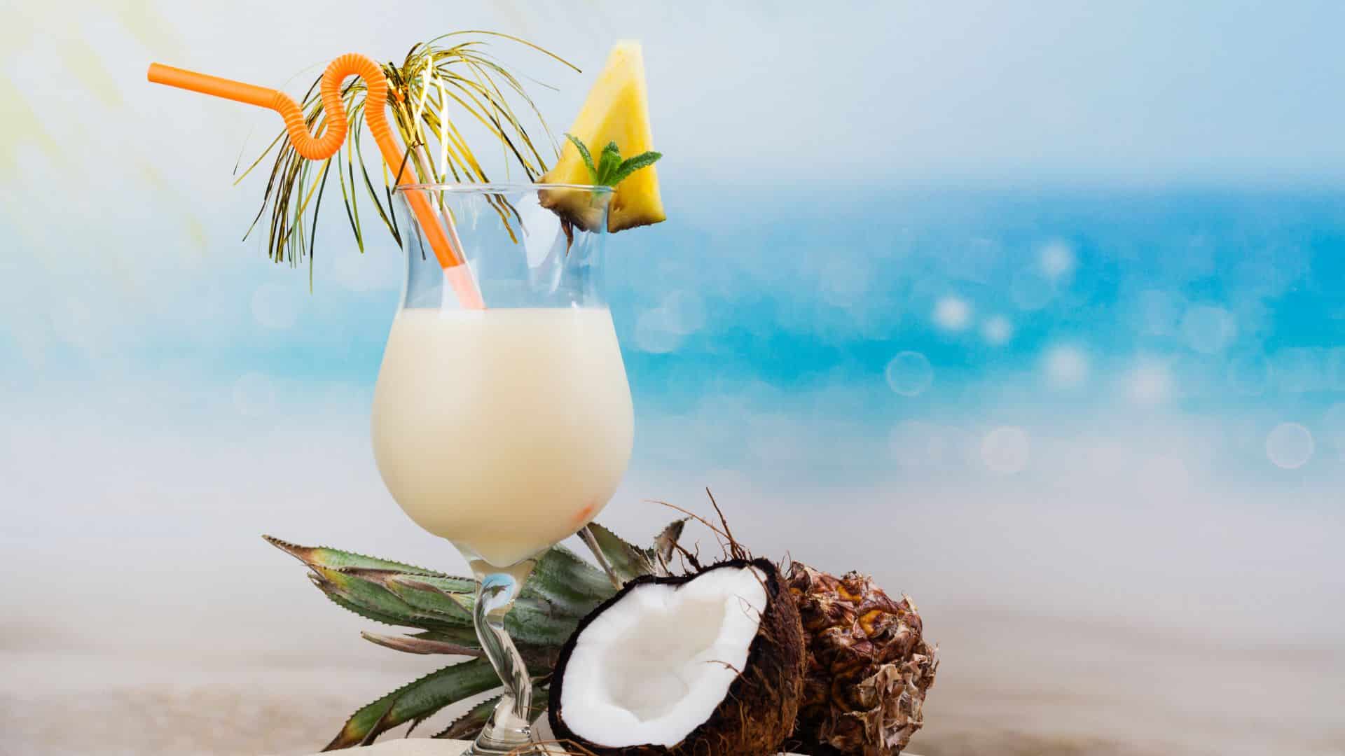 Piña colada para animar o final de semana