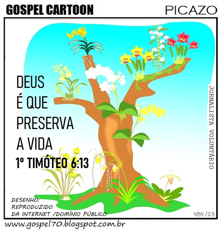 Gospel Cartoon: Deus vivifica todas as coisas