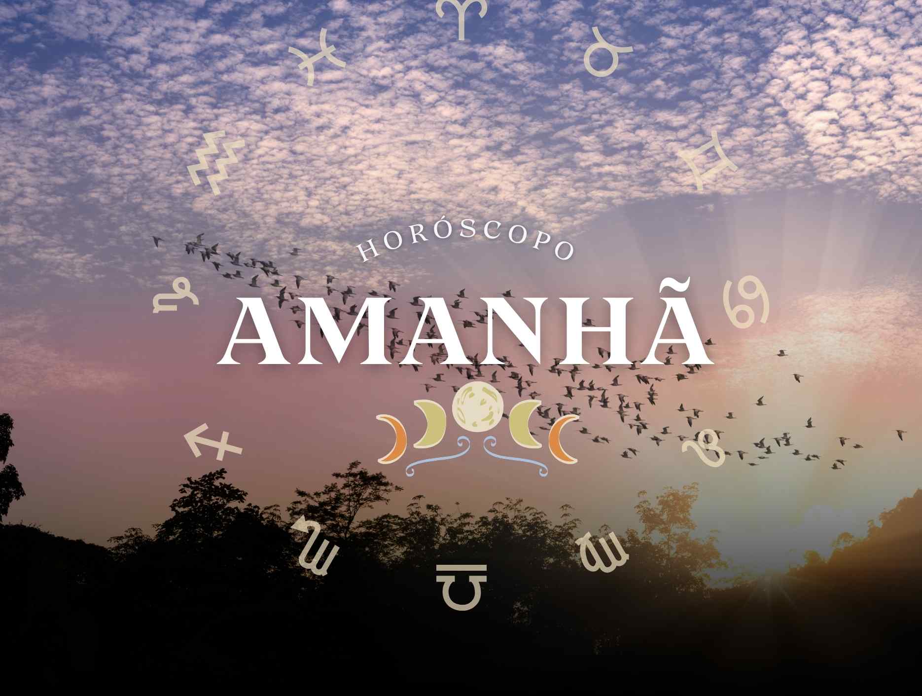 Previsão do Horóscopo para amanhã, segunda-feira (05-08-2024)