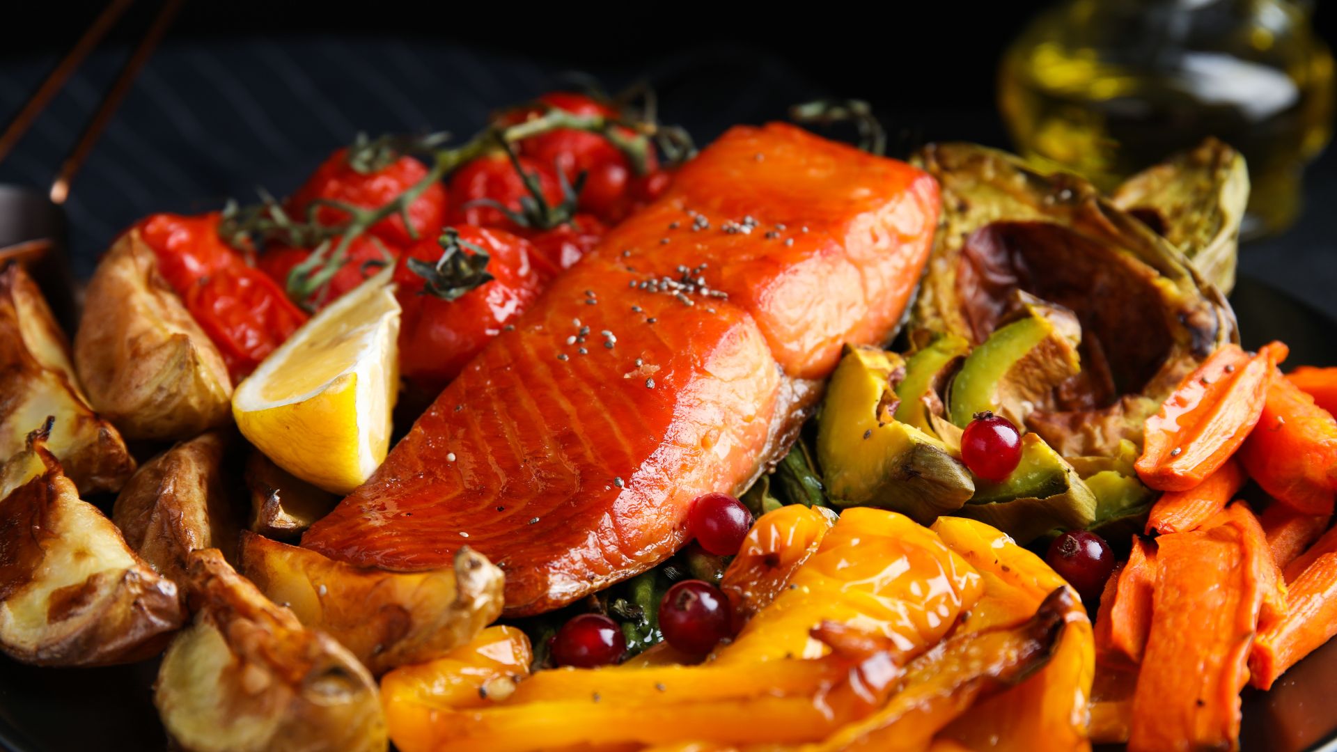 salmão na airfryer