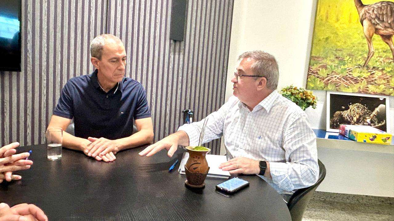 Presidente Callai se reúne com prefeito Miguel Vaz para alinhamento das ações em Lucas do Rio Verde em 2025