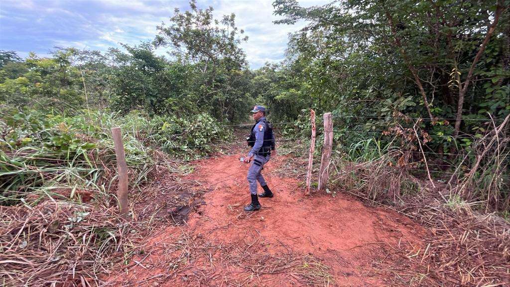 Polícia impede invasão de terra em Chapada dos Guimarães