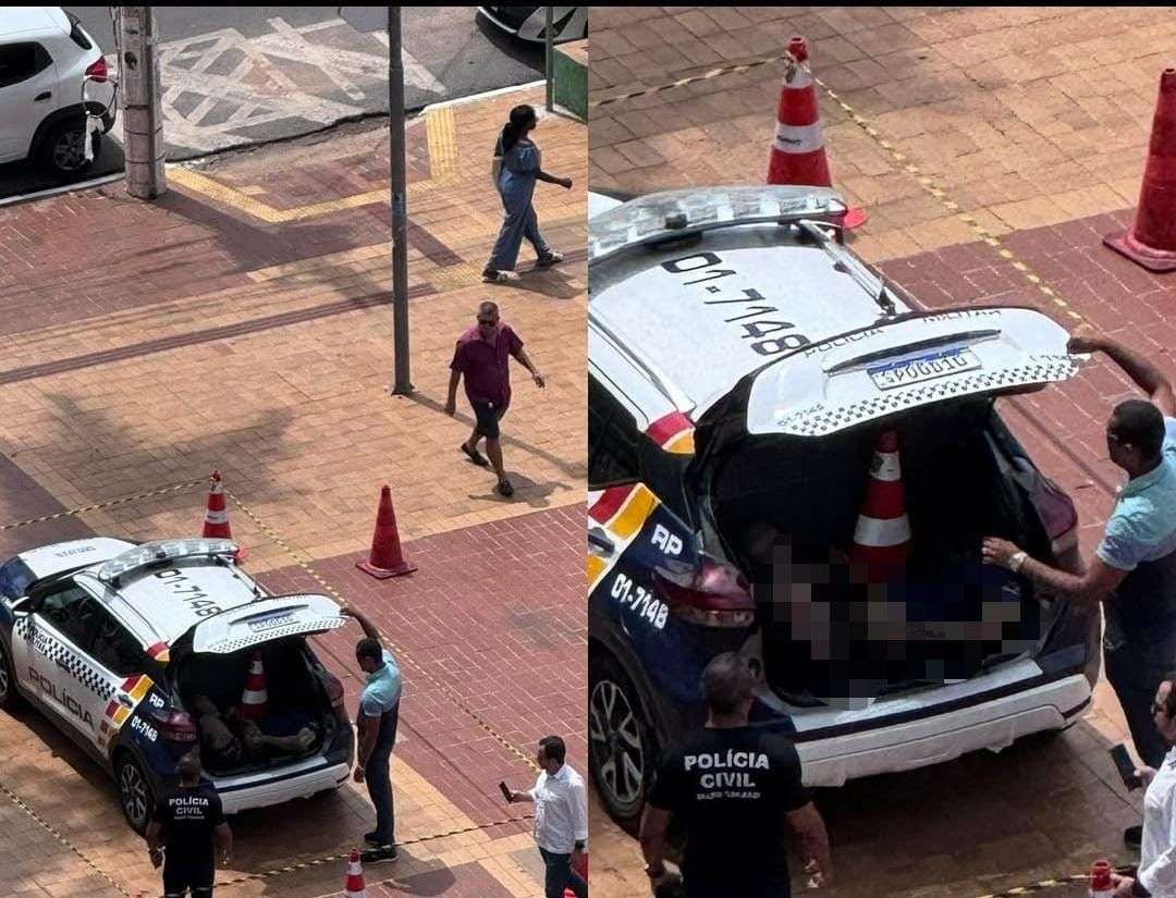 Corpo em decomposição é encontrado em camburão da PM em Cuiabá