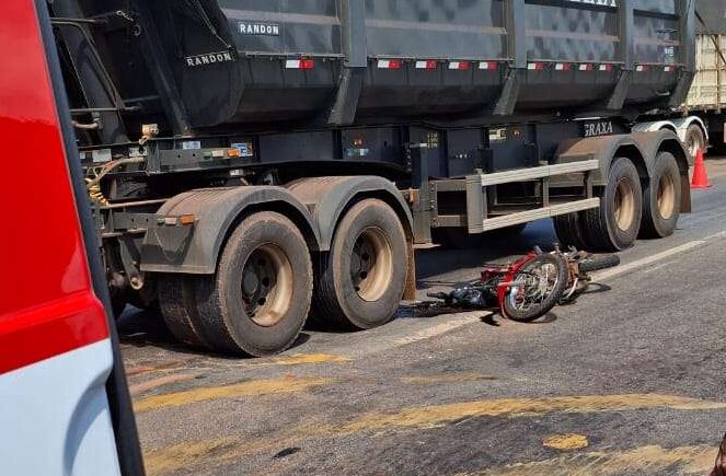 Motociclista morre em acidente na BR-364 em Jaciara