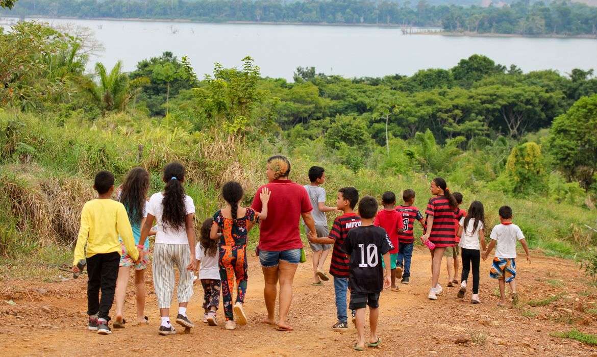 Rio de Janeiro (RJ) 13/01/2025 - imersão na floresta crianças e adolescente do projeto aldeias visitam o rio Xingu
Foto: André Noboa/UmGraueMeio