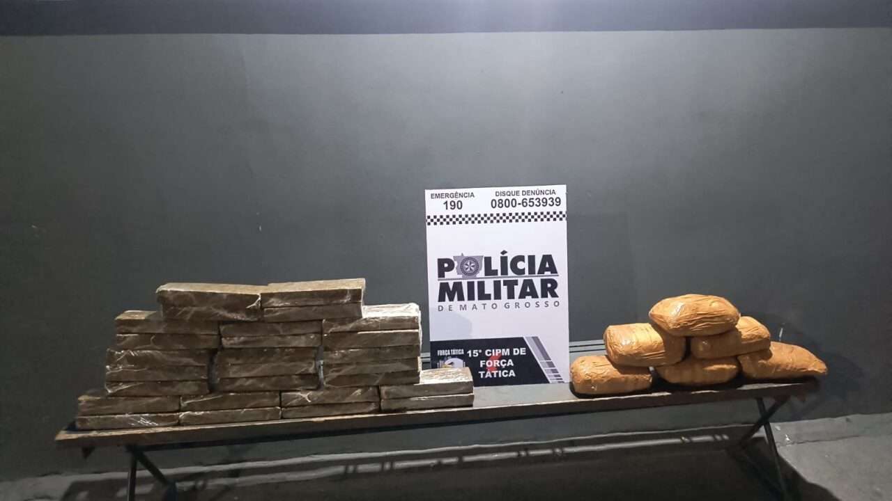 Força Tática apreende drogas e desmantela esquema em Várzea Grande