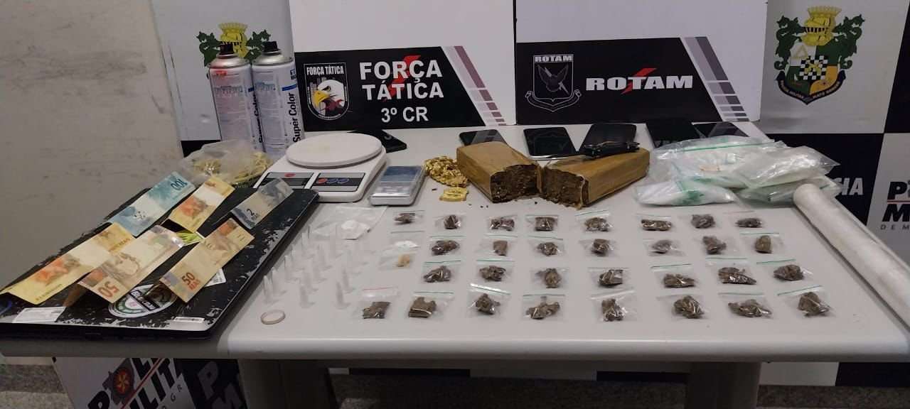 Polícia Mato Grosso prende sete suspeitos e apreende drogas em Sorriso