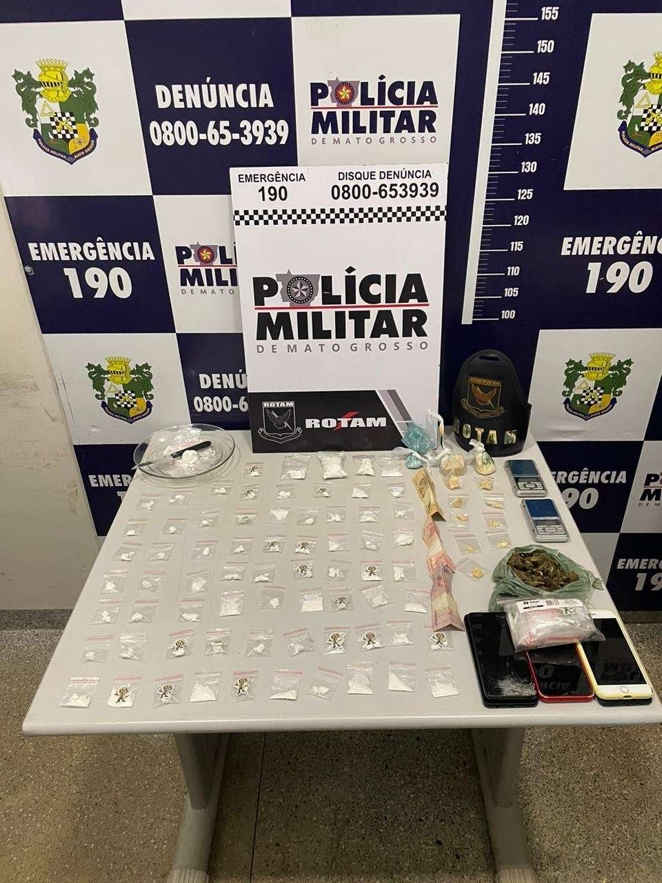 Operação Tolerância Zero: Polícia Militar prende cinco pessoas por tráfico em Mato Grosso