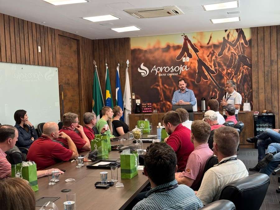 Aprosoja MT recebe comitiva de produtores e alunos da Universidade de Iowa nos EUA