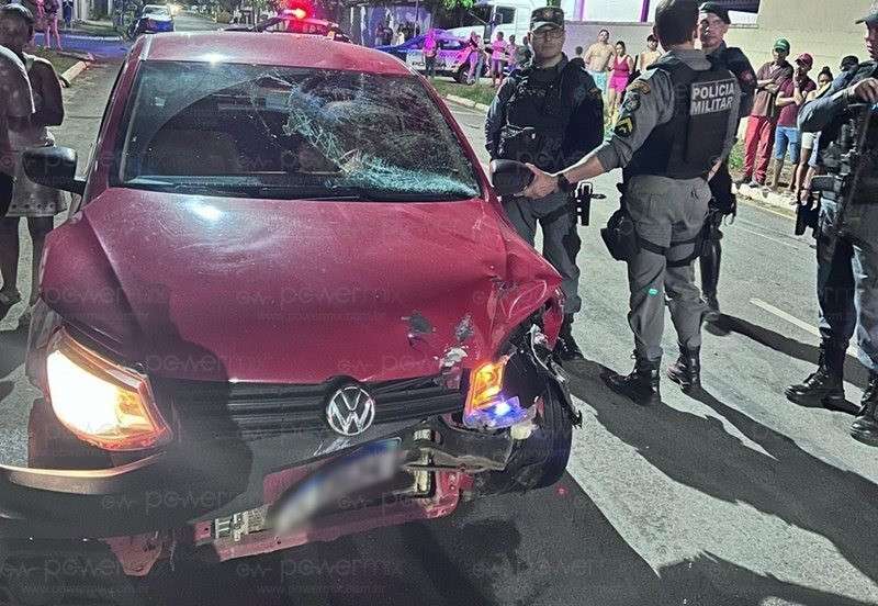 Motociclista e motorista ficam feridos em colisão no Residencial dos Buritis, em Nova Mutum 