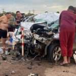 Avó e duas netas morrem após acidente envolvendo carro e carreta em Nova Mutum