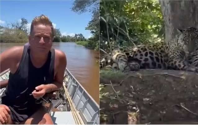 Registro emocionante aconteceu às margens do Rio no Mato Grosso