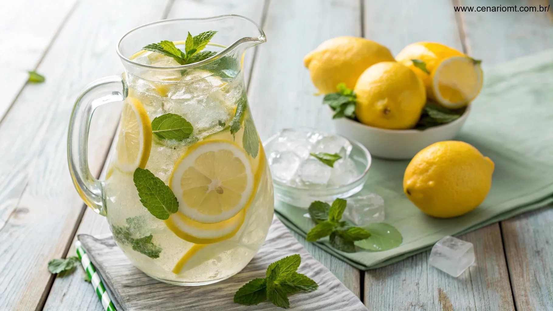 Limonada Suíça Refrescante: Receita de Limonada com Limão Inteiro