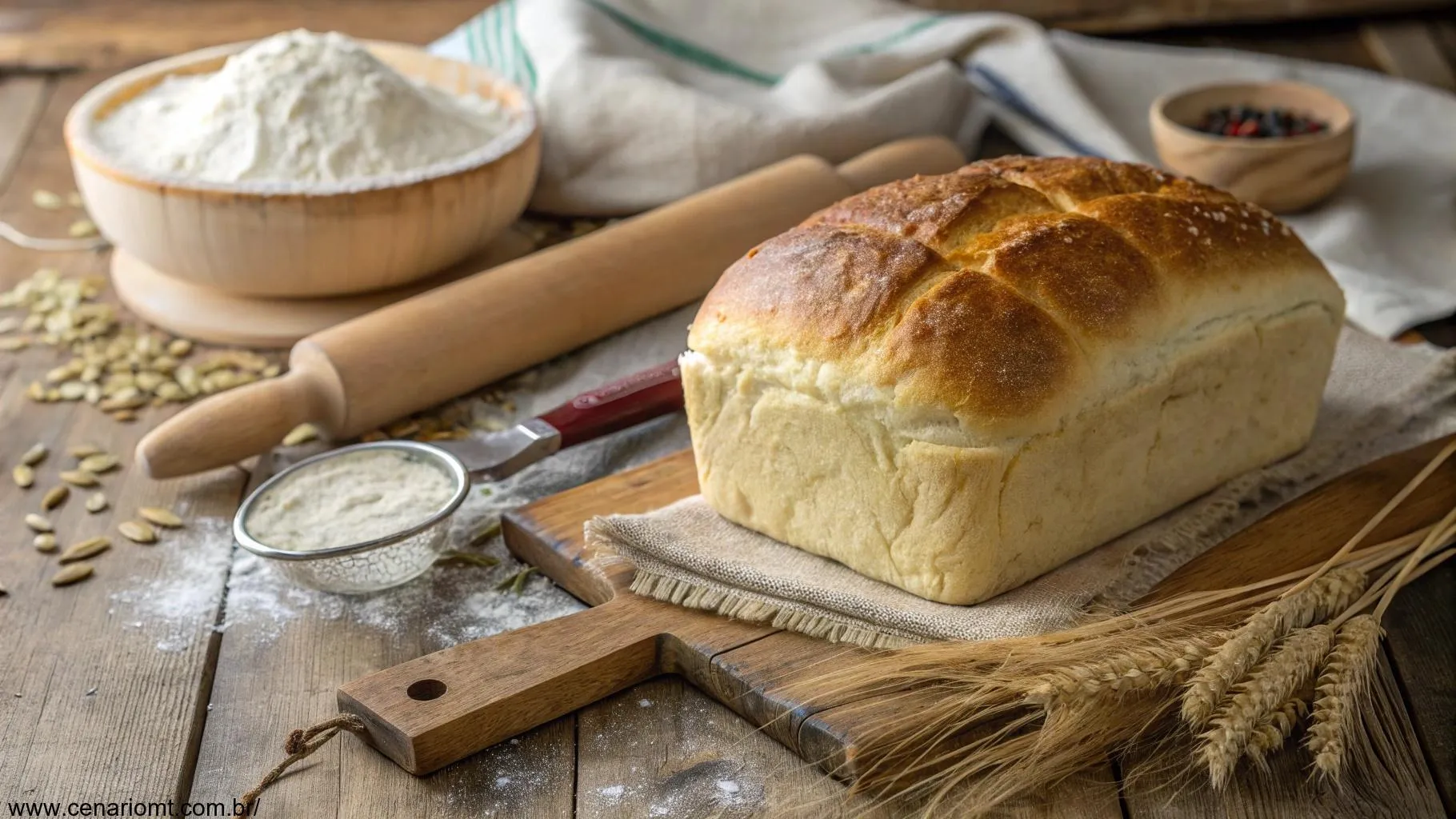 Receita de Pão Caseiro Macio e Fácil de Fazer