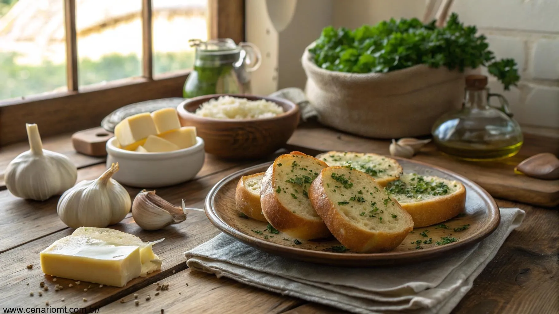 Receita de Pão de Alho Caseiro: Fácil, Prático e Delicioso