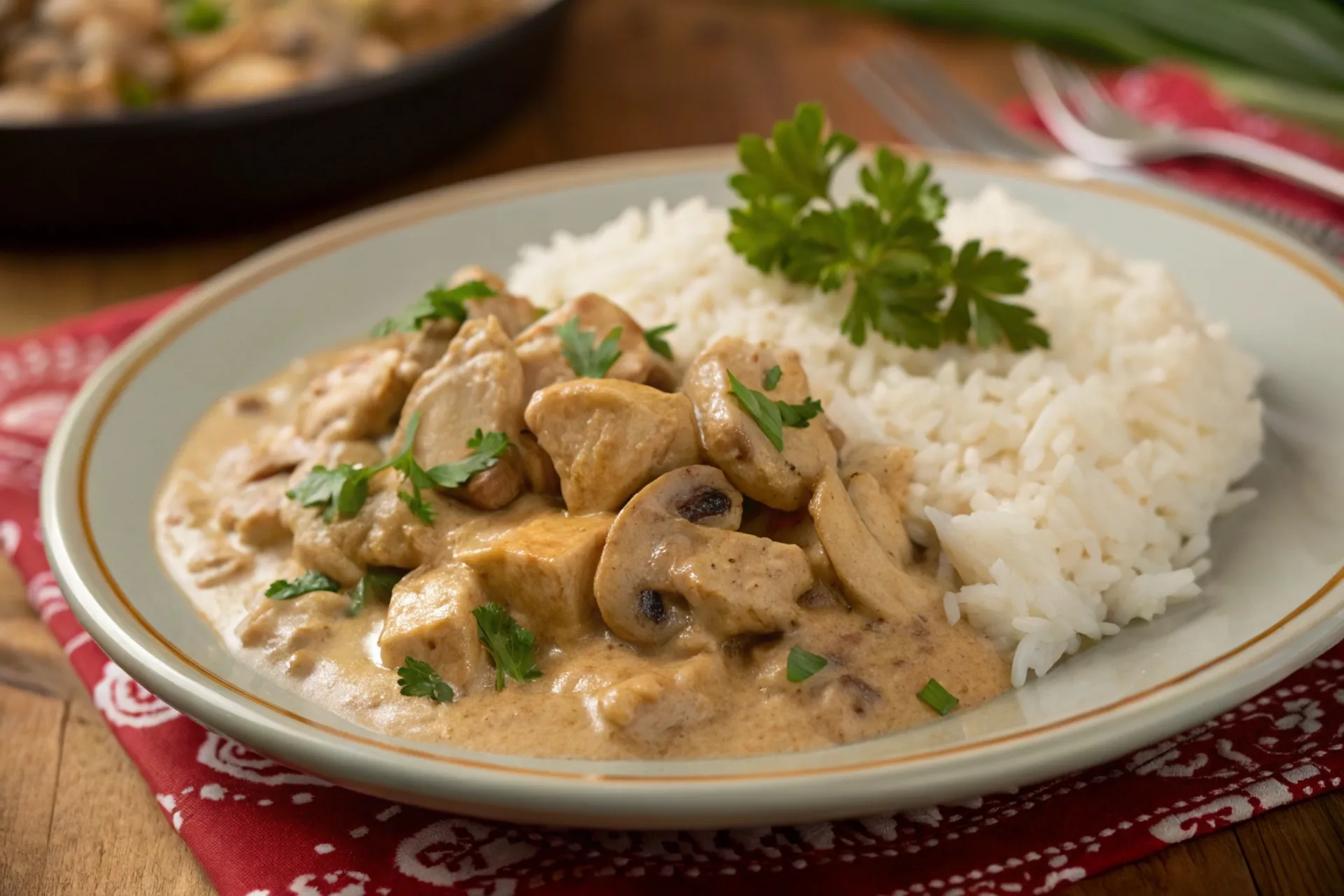 Strogonoff de Frango Cremoso com Batata Palha: Uma receita clássica e irresistível