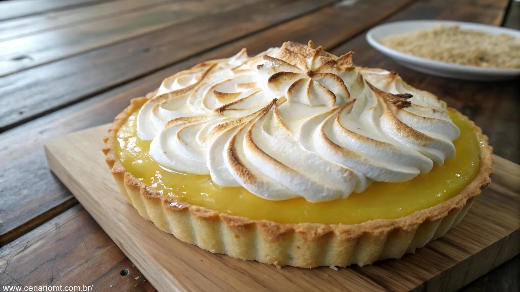 Torta de Limão Siciliano com Merengue: Uma Deliciosa Explosão de Sabores
