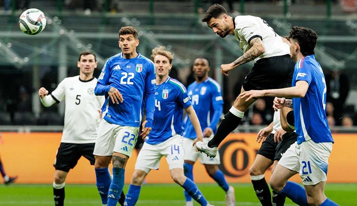 Alemanha x Itália: onde assistir e escalações para as quartas na Liga das Nações. Imagens: Divulgação Alemanha