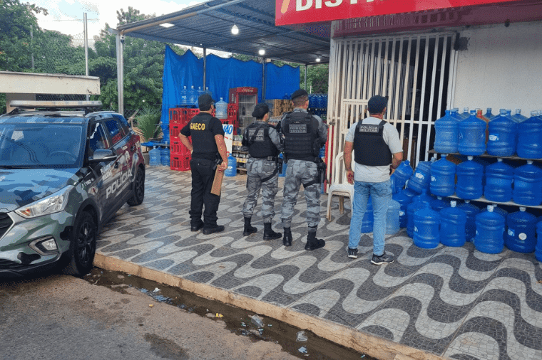 Gaeco deflagra operação contra extorsão de comerciantes de água em Mato Grosso 