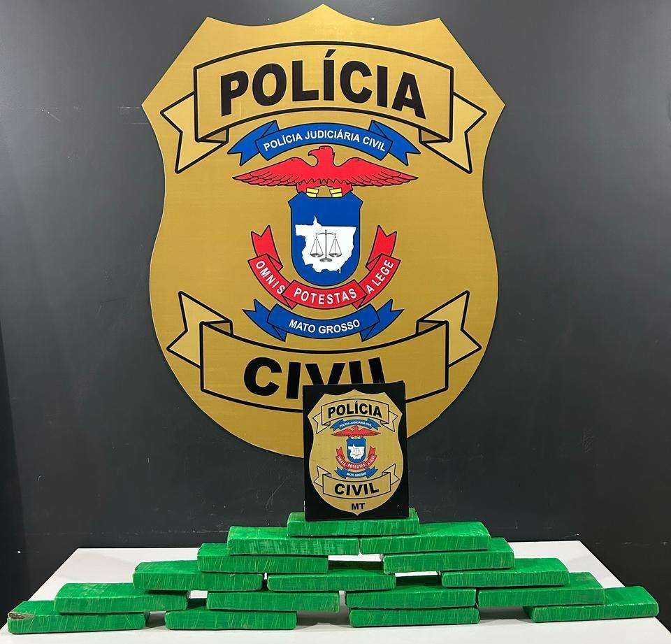 Mulher é presa com 16 Kg de maconha na rodoviária de Tangará da Serra