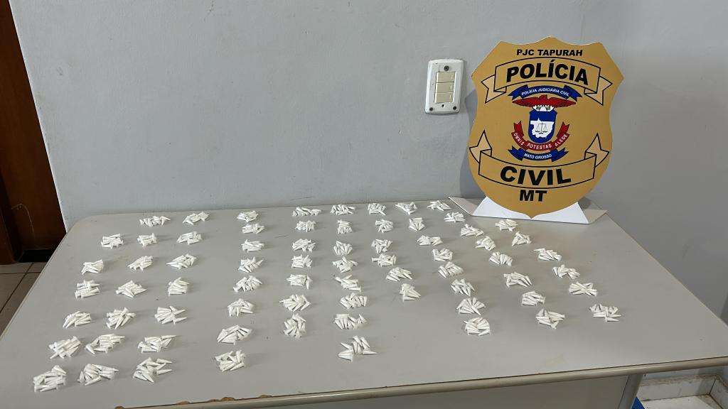 Polícia Civil apreende mais de 700 pinos de cocaína em Tapurah