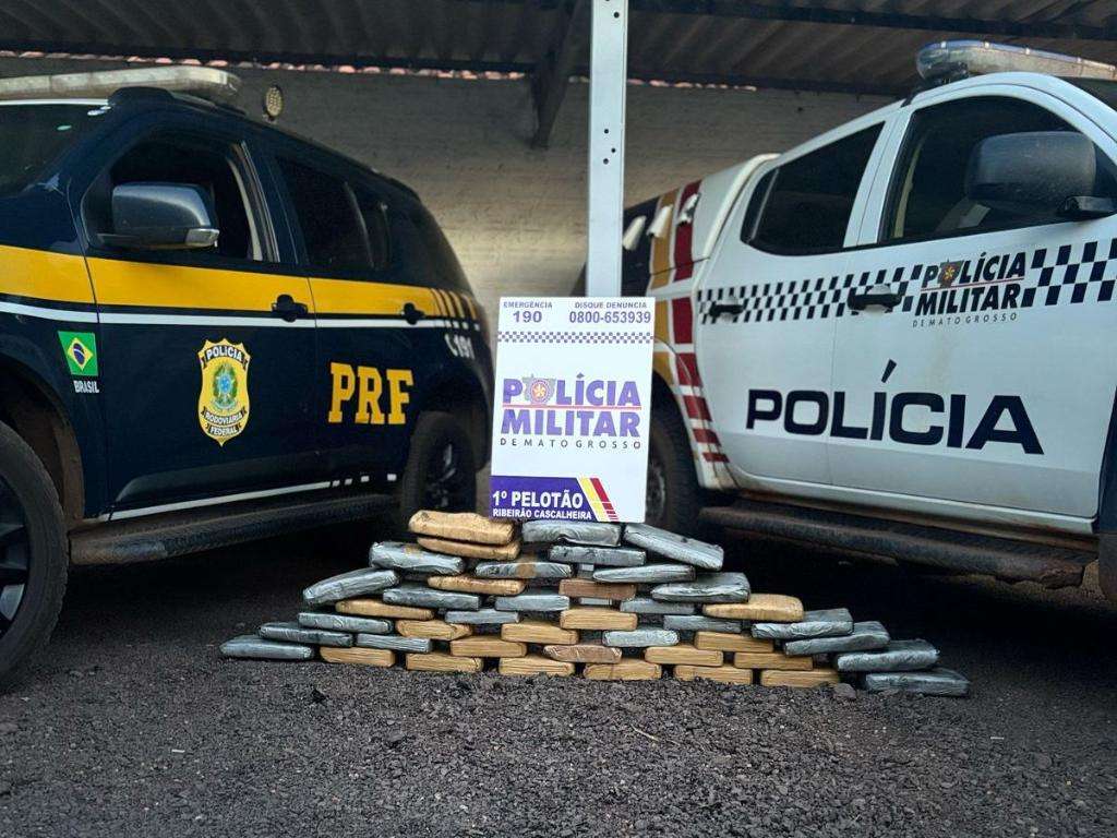 Polícia Militar apreende 115 Kg de entorpecentes e prende 8 pessoas em três cidades de Mato Grosso