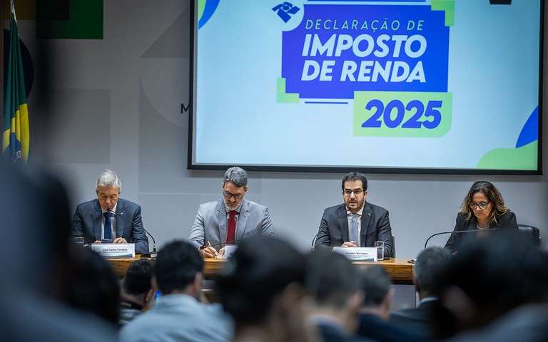 Receita Federal apresenta regras para o IRPF 2025 que começa na próxima segunda (17) - Diogo Zacarias/MF
