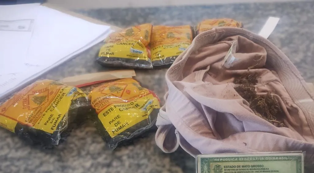 Dez mulheres são flagradas tentando entrar com drogas em presídios de Mato Grosso