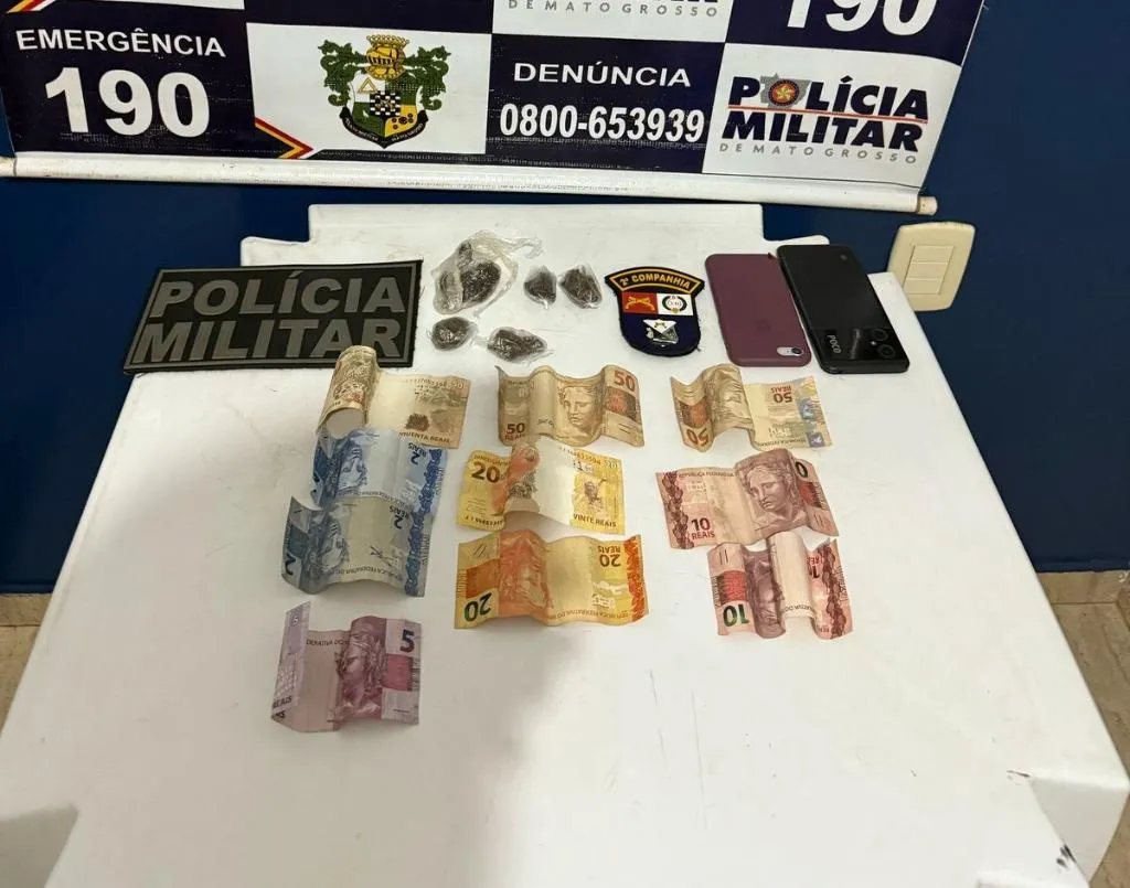 Polícia Militar realiza três prisões por tráfico de drogas em Comodoro