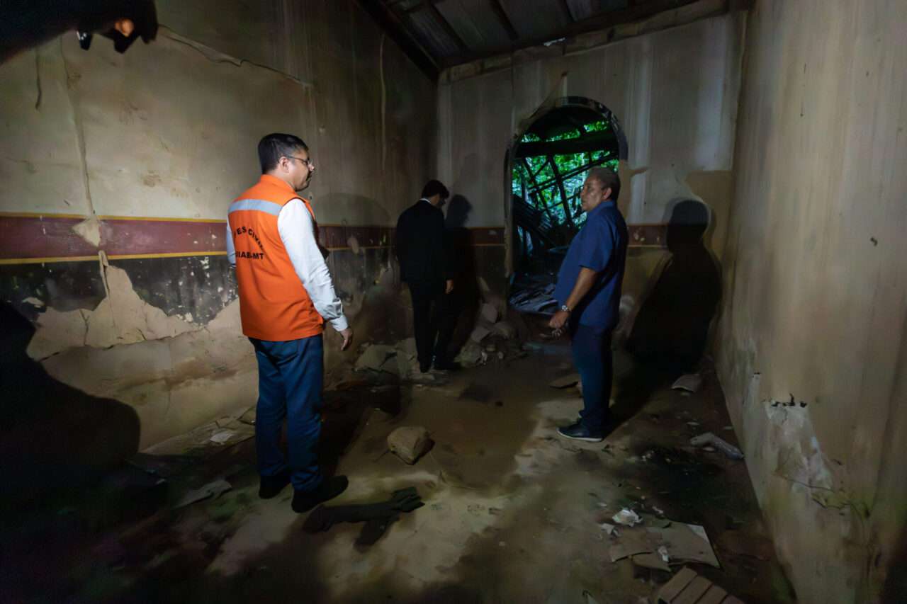 Prefeitura monitora MISC e estruturas afetadas por temporal no Centro Histórico de Cuiabá