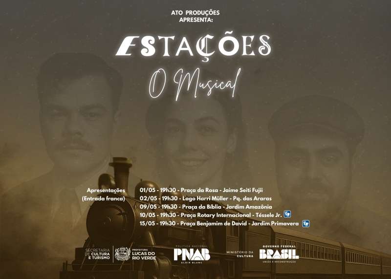 “Estações – O Musical” encanta Lucas do Rio Verde com uma viagem pelas fases da vida